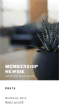 Mobile Screenshot of membershipnewbie.com